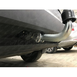 V069A GALIA Полностью оцинкованный фаркоп на Volkswagen Tiguan 2007-2016, Tiguan 2 2016-2024, Audi Q3 2011-2019, 2019-2025, SEAT Tarraco 2018-2024. Тип шара: A. Невидимый вырез бампера. Нагруз