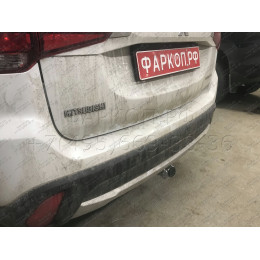 M126C GALIA Полностью оцинкованный фаркоп на Mitsubishi Outlander 2012-2019, 2019-2022. Подрозетник убирается за бампер. Тип шара: C (горизонтальный съемный). Подре