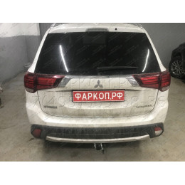 M126C GALIA Полностью оцинкованный фаркоп на Mitsubishi Outlander 2012-2019, 2019-2022. Подрозетник убирается за бампер. Тип шара: C (горизонтальный съемный). Подре