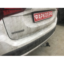 M126C GALIA Полностью оцинкованный фаркоп на Mitsubishi Outlander 2012-2019, 2019-2022. Подрозетник убирается за бампер. Тип шара: C (горизонтальный съемный). Подре