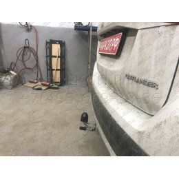 M126C GALIA Полностью оцинкованный фаркоп на Mitsubishi Outlander 2012-2019, 2019-2022. Подрозетник убирается за бампер. Тип шара: C (горизонтальный съемный). Подре
