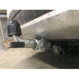 M126C GALIA Полностью оцинкованный фаркоп на Mitsubishi Outlander 2012-2019, 2019-2022. Подрозетник убирается за бампер. Тип шара: C (горизонтальный съемный). Подре