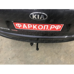 K121-A Лидер-плюс ТСУ для Kia Sorento Prime дорестайл 2015-2018 (дизель, бензин), Hyundai Santa Fe 2015-2018 (дизель). Требуется подрезка бампера. Нагрузки: 1300/75 кг, масса
