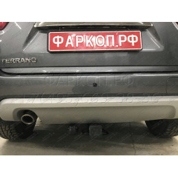 FA 0170-E Бизон Фаркоп на Renault Duster 2010-2021, Nissan Terrano 2014-2022, Renault Kaptur 2016-2022 без подрезки бампера. Тип шара: E (легкосъемный шар под квадрат). Нагрузки: 2500/