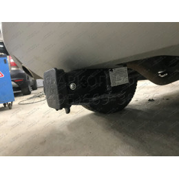 FA 0170-E Бизон Фаркоп на Renault Duster 2010-2021, Nissan Terrano 2014-2022, Renault Kaptur 2016-2022 без подрезки бампера. Тип шара: E (легкосъемный шар под квадрат). Нагрузки: 2500/