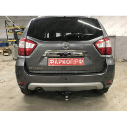 FA 0170-E Бизон Фаркоп на Renault Duster 2010-2021, Nissan Terrano 2014-2022, Renault Kaptur 2016-2022 без подрезки бампера. Тип шара: E (легкосъемный шар под квадрат). Нагрузки: 2500/