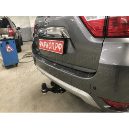 FA 0170-E Бизон Фаркоп на Renault Duster 2010-2021, Nissan Terrano 2014-2022, Renault Kaptur 2016-2022 без подрезки бампера. Тип шара: E (легкосъемный шар под квадрат). Нагрузки: 2500/