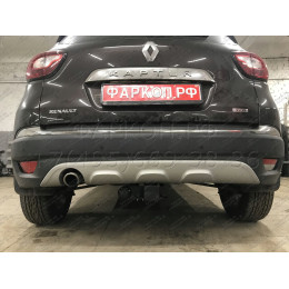 FA 0170-E Бизон Фаркоп на Renault Duster 2010-2021, Nissan Terrano 2014-2022, Renault Kaptur 2016-2022 без подрезки бампера. Тип шара: E (легкосъемный шар под квадрат). Нагрузки: 2500/