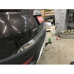 FA 0170-E Бизон Фаркоп на Renault Duster 2010-2021, Nissan Terrano 2014-2022, Renault Kaptur 2016-2022 без подрезки бампера. Тип шара: E (легкосъемный шар под квадрат). Нагрузки: 2500/