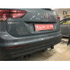 V069A GALIA Полностью оцинкованный фаркоп на Volkswagen Tiguan 2007-2016, Tiguan 2 2016-2024, Audi Q3 2011-2019, 2019-2025, SEAT Tarraco 2018-2024. Тип шара: A. Невидимый вырез бампера. Нагрузки: 2500/140 кг, масса фаркопа 15,1 кг