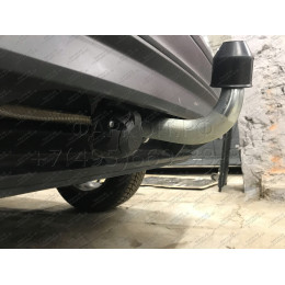 V069A GALIA Полностью оцинкованный фаркоп на Volkswagen Tiguan 2007-2016, Tiguan 2 2016-2024, Audi Q3 2011-2019, 2019-2025, SEAT Tarraco 2018-2024. Тип шара: A. Невидимый вырез бампера. Нагруз