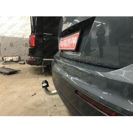 V069A GALIA Полностью оцинкованный фаркоп на Volkswagen Tiguan 2007-2016, Tiguan 2 2016-2024, Audi Q3 2011-2019, 2019-2025, SEAT Tarraco 2018-2024. Тип шара: A. Невидимый вырез бампера. Нагруз