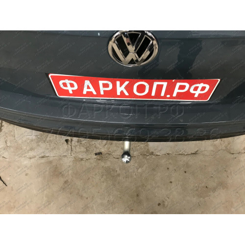 V069A GALIA Полностью оцинкованный фаркоп на Volkswagen Tiguan 2007-2016, Tiguan 2 2016-2024, Audi Q3 2011-2019, 2019-2025, SEAT Tarraco 2018-2024. Тип шара: A. Невидимый вырез бампера. Нагрузки: 2500/140 кг, масса фаркопа 15,1 кг