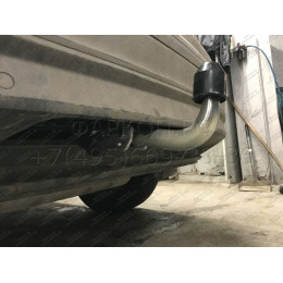 V069A GALIA Полностью оцинкованный фаркоп на Volkswagen Tiguan 2007-2016, Tiguan 2 2016-2024, Audi Q3 2011-2019, 2019-2025, SEAT Tarraco 2018-2024. Тип шара: A. Невидимый вырез бампера. Нагруз