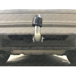 V069A GALIA Полностью оцинкованный фаркоп на Volkswagen Tiguan 2007-2016, Tiguan 2 2016-2024, Audi Q3 2011-2019, 2019-2025, SEAT Tarraco 2018-2024. Тип шара: A. Невидимый вырез бампера. Нагруз