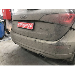 A046C GALIA Полностью оцинкованный фаркоп на Audi Q5 2008-2016. Подрозетник убирается за бампер. Тип шара: C (горизонтальный съемный). Невидимый вырез ба