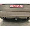 A046C GALIA Полностью оцинкованный фаркоп на Audi Q5 2008-2016. Подрозетник убирается за бампер. Тип шара: C (горизонтальный съемный). Невидимый вырез бампера. Нагрузки: 2400/80 кг, масса фаркопа 19,77 кг