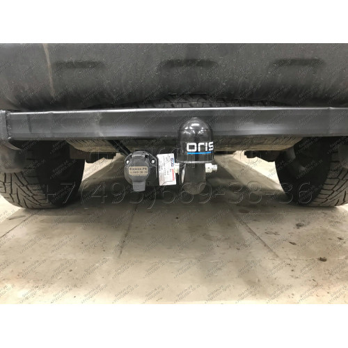 4166-A ORIS Фаркоп на Mitsubishi Pajero Sport 2 2008-2016, Mitsubishi Pajero Sport 3 2016-2021 без выреза в бампере. Тип шара: A. Нагрузки: 2500/100 кг, масса фаркопа 20,5 кг (без электрики в комплекте)