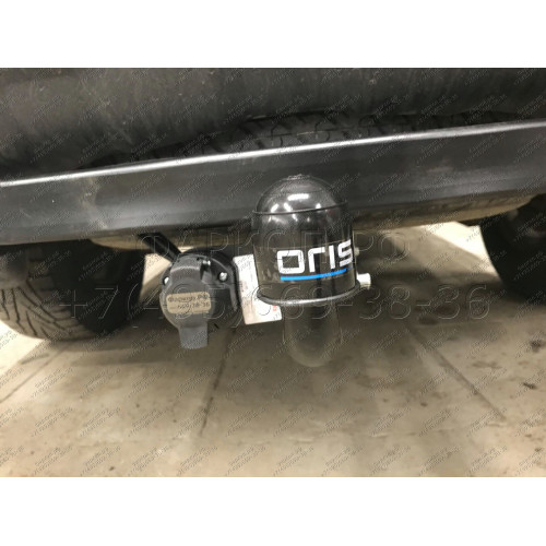 4166-A ORIS Фаркоп на Mitsubishi Pajero Sport 2 2008-2016, Mitsubishi Pajero Sport 3 2016-2021 без выреза в бампере. Тип шара: A. Нагрузки: 2500/100 кг, масса фаркопа 20,5 кг (без электрики в комплекте)