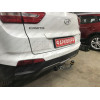 90906-A MOTODOR Фаркоп с оцинкованным шаром на Hyundai Creta 2016-2021, 2021-2022, Solaris HC 2024- без выреза в бампере. Тип шара: A. Нагрузки: 1300/75 кг, масса фаркопа 15,1 кг (без электрики в комплекте)