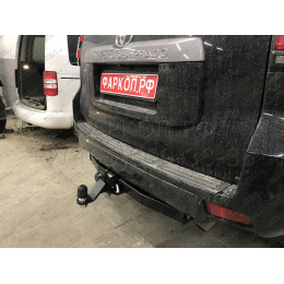 FA 0602-E Бизон Фаркоп на Toyota Land Cruiser Prado 150 2009-2023, Toyota Land Cruiser Prado 120 2002-2010 без подрезки бампера. Тип шара: E (легкосъемный шар под квадрат). Нагрузки: 3