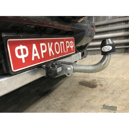 S114A GALIA Полностью оцинкованный фаркоп на Suzuki Grand Vitara 3 двери 2005-2016. Тип шара: A. Установка без снятия и выреза бампера. Нагрузки: 1800/90 кг, масса фаркопа 15,32 кг