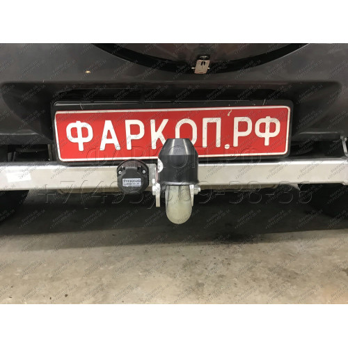 S114A GALIA Полностью оцинкованный фаркоп на Suzuki Grand Vitara 3 двери 2005-2016. Тип шара: A. Установка без снятия и выреза бампера. Нагрузки: 1800/90 кг, масса фаркопа 15,32 кг