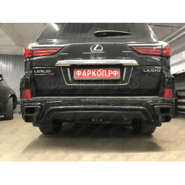 T-172 STEINHOF Фаркоп на Toyota Land Cruiser 200 2008-2021, Lexus LX 2008-2021. Требуется подрезка бампера. Тип шара: AV (вертикальное быстросъемное крепление шара на ключ