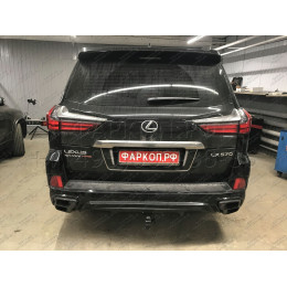 T-172 STEINHOF Фаркоп на Toyota Land Cruiser 200 2008-2021, Lexus LX 2008-2021. Требуется подрезка бампера. Тип шара: AV (вертикальное быстросъемное крепление шара на ключ