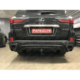 T-172 STEINHOF Фаркоп на Toyota Land Cruiser 200 2008-2021, Lexus LX 2008-2021. Требуется подрезка бампера. Тип шара: AV (вертикальное быстросъемное крепление шара на ключ