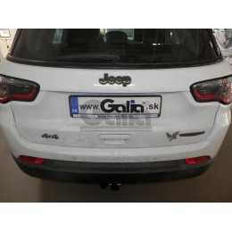 J011C GALIA Полностью оцинкованный фаркоп на Jeep Renegade 2014-, FIAT 500X 2014-, Jeep Compass 2017-. Тип шара: C (горизонтальный съемный). Требуется вырез в бампере. Нагр