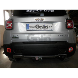 J011C GALIA Полностью оцинкованный фаркоп на Jeep Renegade 2014-, FIAT 500X 2014-, Jeep Compass 2017-. Тип шара: C (горизонтальный съемный). Требуется вырез в бампере. Нагр