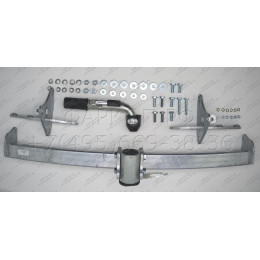 J011C GALIA Полностью оцинкованный фаркоп на Jeep Renegade 2014-, FIAT 500X 2014-, Jeep Compass 2017-. Тип шара: C (горизонтальный съемный). Требуется вырез в бампере. Нагр