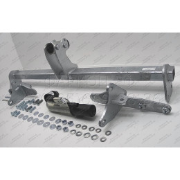 J011C GALIA Полностью оцинкованный фаркоп на Jeep Renegade 2014-, FIAT 500X 2014-, Jeep Compass 2017-. Тип шара: C (горизонтальный съемный). Требуется вырез в бампере. Нагр