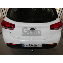 K039A GALIA Полностью оцинкованный фаркоп на Kia Rio хетчбек (европейская версия) 2017-2021. Тип шара: A. Установка без выреза бампера. Нагрузки: 1200/80 кг, м