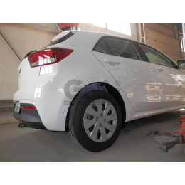 K039A GALIA Полностью оцинкованный фаркоп на Kia Rio хетчбек (европейская версия) 2017-2021. Тип шара: A. Установка без выреза бампера. Нагрузки: 1200/80 кг, м