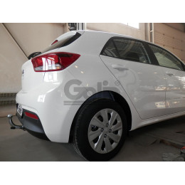 K039A GALIA Полностью оцинкованный фаркоп на Kia Rio хетчбек (европейская версия) 2017-2021. Тип шара: A. Установка без выреза бампера. Нагрузки: 1200/80 кг, м