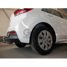 K039A GALIA Полностью оцинкованный фаркоп на Kia Rio хетчбек (европейская версия) 2017-2021. Тип шара: A. Установка без выреза бампера. Нагрузки: 1200/80 кг, м