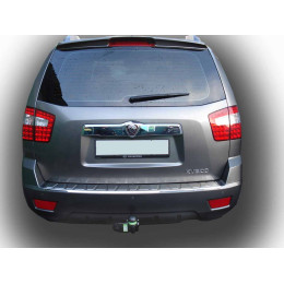 K118-A Лидер-плюс ТСУ для Kia Mohave 2009-2018. Требуется подрезка бампера. Нагрузки: 1500/75 кг, масса фаркопа 18,56 кг (без электрики в комплекте)