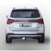 K118-A Лидер-плюс ТСУ для Kia Mohave 2009-2018. Требуется подрезка бампера. Нагрузки: 1500/75 кг, масса фаркопа 18,56 кг (без электрики в комплекте)