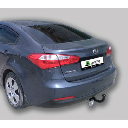 K127-A Лидер-плюс ТСУ для Kia Cerato 2013-2018 без выреза бампера. Нагрузки: 1300/75 кг, масса фаркопа 14,5 кг (без электрики в комплекте)