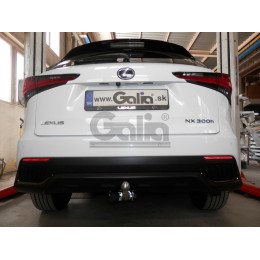 L027C GALIA Полностью оцинкованный фаркоп на Lexus NX 2014-2021. Тип шара: C (горизонтальный съемный). Невидимый вырез бампера. Нагрузки: 1500/80 кг, масса фар