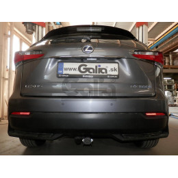 L027C GALIA Полностью оцинкованный фаркоп на Lexus NX 2014-2021. Тип шара: C (горизонтальный съемный). Невидимый вырез бампера. Нагрузки: 1500/80 кг, масса фар