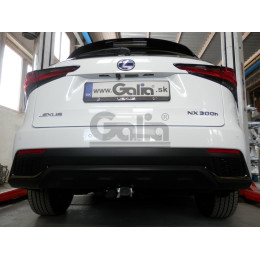 L027C GALIA Полностью оцинкованный фаркоп на Lexus NX 2014-2021. Тип шара: C (горизонтальный съемный). Невидимый вырез бампера. Нагрузки: 1500/80 кг, масса фар