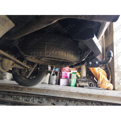 H.T62.A HALTY Фаркоп на Toyota Lite Ace Noah 1996-2001, Toyota Town Ace Noah 1996-2001, Toyota Lite Ace 1996-2007, Toyota Town Ace 1996-2007, в т.ч. Field Tourer, кроме Road Tourer, Daihatsu Delta 1996-2001 без подрезки бампера. Тип шара: A. Нагрузки: 750