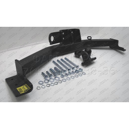 M-350 STEINHOF Фаркоп на Mitsubishi Pajero Sport I 1999-2008 без снятия и подрезки бампера. Тип шара: F. Нагрузки: 2800/100 кг, масса фаркопа 17,7 кг (без электрики в компл