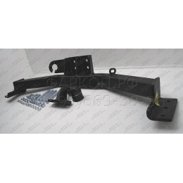 M-350 STEINHOF Фаркоп на Mitsubishi Pajero Sport I 1999-2008 без снятия и подрезки бампера. Тип шара: F. Нагрузки: 2800/100 кг, масса фаркопа 17,7 кг (без электрики в компл
