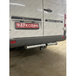 M034A GALIA Полностью оцинкованный фаркоп на Mercedes Sprinter Classic 2013-2020, Mercedes Sprinter 1995-2006, Volkswagen LT 1995-2006. Особенности: Колесная база 3550 (средняя база) и 4025 (