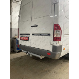 M034A GALIA Полностью оцинкованный фаркоп на Mercedes Sprinter Classic 2013-2020, Mercedes Sprinter 1995-2006, Volkswagen LT 1995-2006. Особенности: Колесная база 3550 (средняя база) и 4025 (