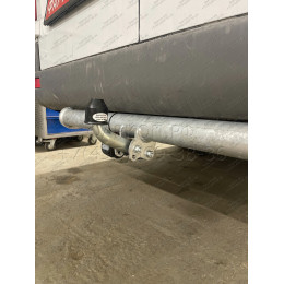 M034A GALIA Полностью оцинкованный фаркоп на Mercedes Sprinter Classic 2013-2020, Mercedes Sprinter 1995-2006, Volkswagen LT 1995-2006. Особенности: Колесная база 3550 (средняя база) и 4025 (